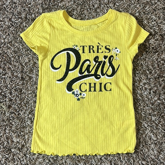 2 piece Justice set…skirt and top. Yellow and Black. Size 7. - Picture 2 of 6